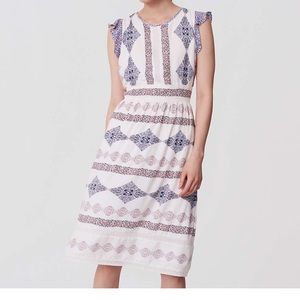 Ann Taylor LOFT 8P patterned dress